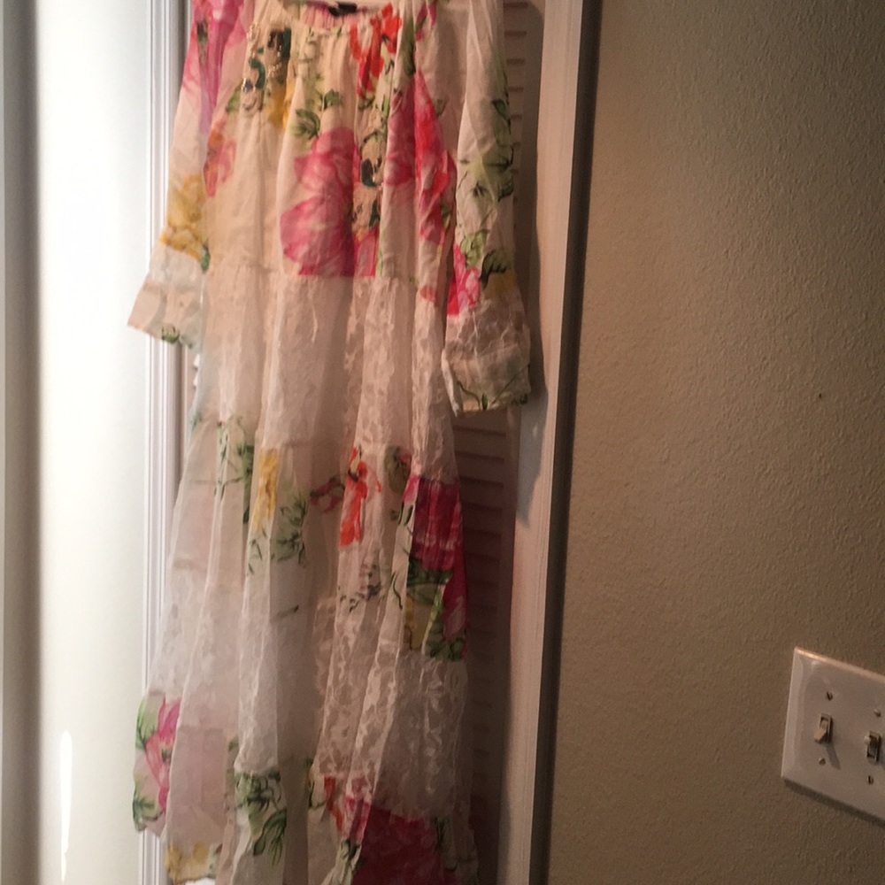 Positano Floral & Lace dress L/XL